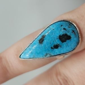 Teardrop Turquoise Ring